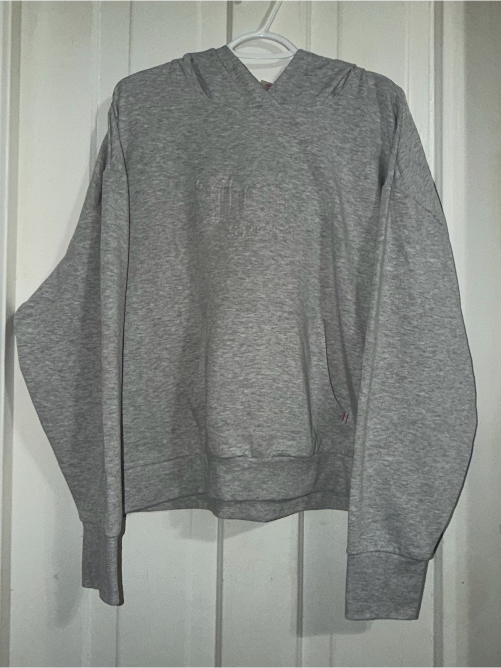 Women's plus size 2X Gray Hooded Pullover Sweater juicy couture